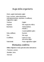 Konspekts 'Bioloģijas apakšnozares, organismu iedalījums, auga orgāni un dzīvības pazīmes', 2.