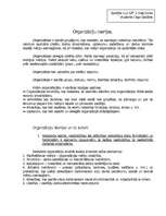 Konspekts 'Organizāciju teorijas', 1.