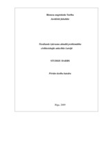 Referāts 'Tiesāšanās izdevumu aktuālā problemātika civiltiesiskajās attiecībās Latvijā', 1.