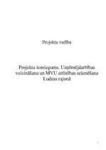 Referāts 'Uzņēmējdarbības veicināšana un MVU attīstības sekmēšana Ludzas rajonā', 1.