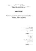 Diplomdarbs 'Uzņēmuma "X" darbības analīze un attīstības perspektīvas', 1.