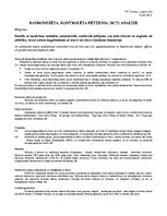 Paraugs 'Klīniskā farmācija. Randomizēta, kontrolēta pētījuma analīze', 1.