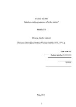 Referāts 'Nacisma ideoloģijas ietekme Vācijas tiesībās 1933.-1945.gadā', 1.