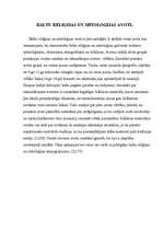 Referāts 'Baltu reliģija un mitoloģija', 3.