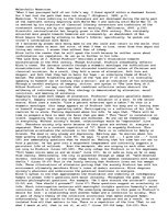 Eseja 'Melancholic Modernism: An Analysis of "The Love Song of J. Alfred Prufrock."', 1.