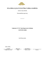 Diplomdarbs 'Uzņēmuma AS “XXX” mārketinga procesa izvērtējums  un pilnveides iespējas', 1.