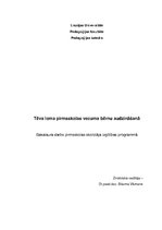 Diplomdarbs 'Tēva loma pirmsskolas vecuma bērnu audzināšanā', 1.