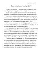 Eseja 'Ētiskās vērtības Gunāra Priedes lugā "Zilā"', 1.