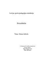 Konspekts 'Biomehānika', 6.