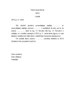 Paraugs 'Darba pieņemšanas akts', 1.