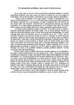 Eseja 'Trīs svarīgas ekonomikas problēmas - inflācija, bezdarbs, uzņēmumu bankrotēšana', 1.