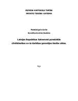 Referāts 'Latvijas Republikas Satversmē paredzētās cilvēktiesības un to darbības garantija', 1.