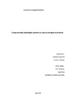 Referāts 'Transpersonālās psiholoģijas apraksts un mans personīgais izvērtējums', 1.