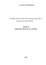 Referāts 'Jaunrade, zinātne, pētniecība un inovācijas. Spēja radīt un izmantot jaunas idej', 1.