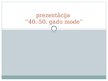 Prezentācija '40.-50.gadu mode', 1.
