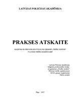 Prakses atskaite 'Latvijas Policijas akadēmijas prakses tabula', 4.