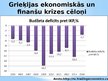 Prezentācija 'Mūsdienu ekonomiskā un finanšu krīze Grieķijā', 3.