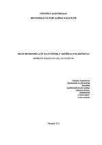 Referāts 'Mani ieteikumi Latvijas nodokļu sistēmas uzlabošanai', 1.