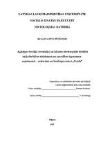 Referāts 'Apkalpojošā personāla un klientu savstarpējā attieksme un uzvedības izpausmes uz', 1.