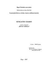 Referāts 'Darba vadīšana', 1.