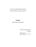 Referāts 'Keratīns', 1.