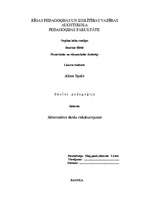 Referāts 'Alternatīvo skolu raksturojums', 1.