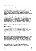 Diplomdarbs 'Bitcoins - Virtual Currencies', 3.