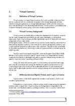 Diplomdarbs 'Bitcoins - Virtual Currencies', 10.