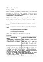 Konspekts 'Konspekts latviešu valodas nodarbībai', 1.