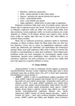 Prakses atskaite 'Finanšu stabilitātes izvērtēšana uzņēmumā SIA "AU"', 7.