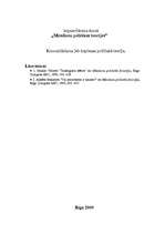 Konspekts 'Komunitārisms jeb kopienas politiskā teorija', 1.