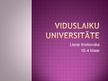 Prezentācija 'Viduslaiku universitāte', 1.