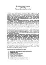 Konspekts 'Erika Homburgera Eriksona psihosociālās attīstības teorija', 1.