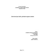 Eseja 'Latvijas meža augšņu tipi', 1.