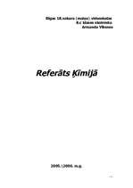 Referāts 'Ūdens', 1.