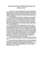 Eseja 'Personības pretrunas Rūdolfa Blaumaņa novelē "Salna pavasarī"', 1.