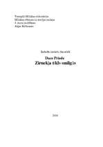 Eseja 'Dace Priede "Zirnekļa tīkls smilgās"', 1.