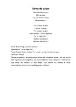 Konspekts 'Aspazijas dzejoļu analīze', 1.