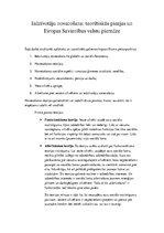 Eseja 'Iedzīvotāju novecošana: teorētiskās pieejas un Eiropas Savienības valstu pieredz', 1.