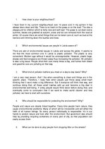 Konspekts 'Neighbourhood', 1.