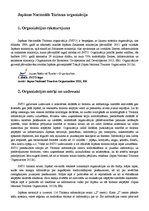 Konspekts 'Japānas Nacionālā tūrisma organizācija', 1.