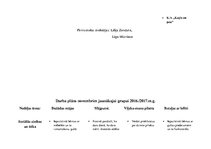 Konspekts 'Darba plāns jaunākajai grupai', 9.