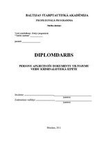 Diplomdarbs 'Personu apliecinošu dokumentu viltojumu veidu kriminālistiskā izpēte', 1.