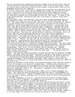 Eseja 'Disability and the Society', 1.