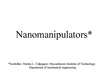 Prezentācija 'Nanomanipulators', 1.