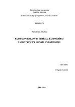 Referāts 'Farmakovigilances sistēma, tās darbības pamatprincipi, signāli un dalībnieki', 1.