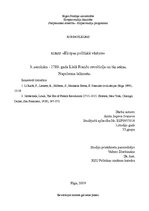 Konspekts '1789.gada Lielā Franču revolūcija un tās sekas. Napoleona laikmets', 1.