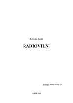Referāts 'Radioviļņi', 1.