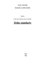 Referāts 'Zelta standarts', 1.