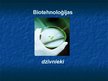 Prezentācija 'Biotehnoloģijas. Dzīvnieki', 1.